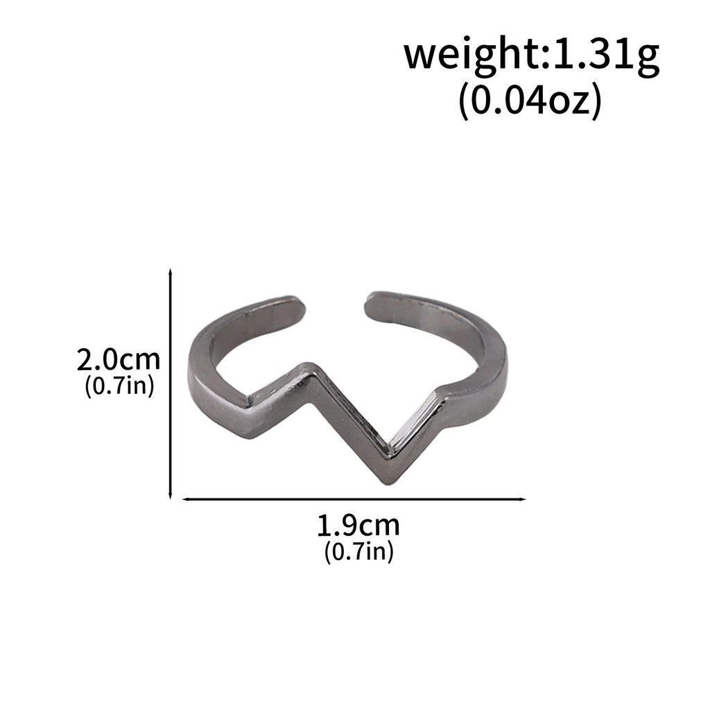 Anime Style Metal Contract Ring With Cartoon Character Design For Collectors