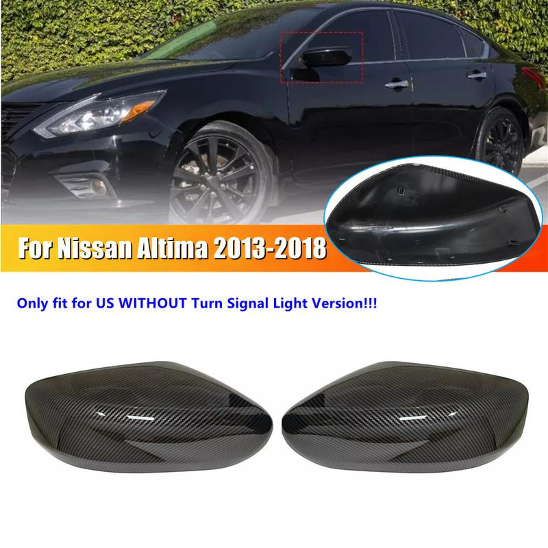 For Nissan Altima 2013 2014 2015 2016 2017 2018 Car Replacment Rearview Side Mirror Cover Wing Cap Door Housing Shell Trim