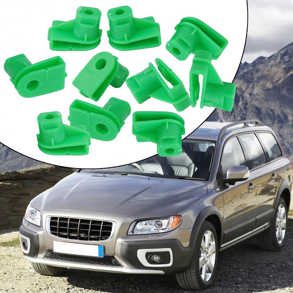 10Pcs Clip Fastener Clips Rear Bumper Trim Vehicles