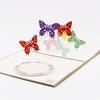 3D Creative Rainbow Butterfly Invitation Card Birthday Gift Party Supplies