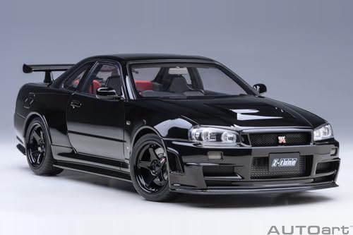 AUTOart 1/18 Scale Nismo R34 GT-R Z-tune Black Pearl Finished Product