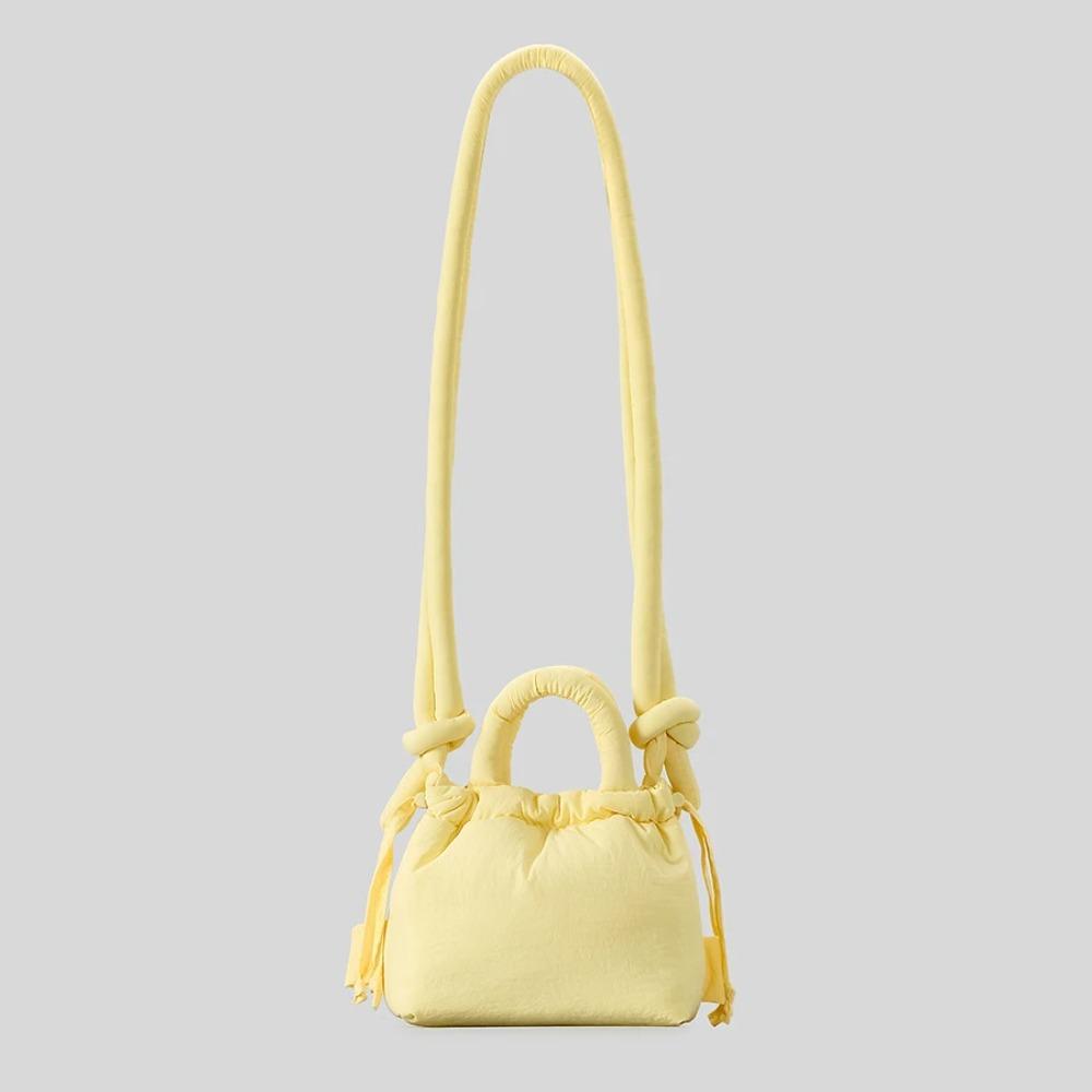 Soft Puffer Tote Bag Nylon Down Padded Cotton Shoulder Bag Mini Crossbody Bag Lady Handbags Women Fashion Shopping Bag 6Colors