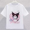 Girls' 2024 Summer JK Style Skirt Set: Korean Cartoon Top with Pleated Skirt Two-Piece Trendy Outfit