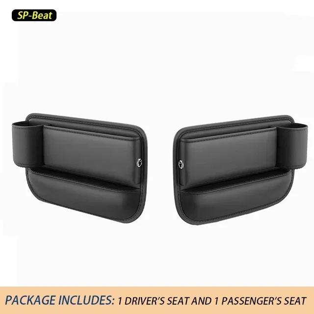 Car Seat Gap Organizer Multifunction Console Crevice Storage Box For Car Seat Gap Filler With Cup Holder Interior Accessories