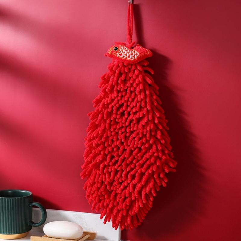 Quick-Drying Hands Towel Dry Soft Hanging Hands Towel Bathroom Accessories