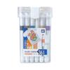 48-Color Thick Tip Acrylic Marker Pens Set for Kids - Ideal for Stone Painting, DIY Crafts, and Hand Designs