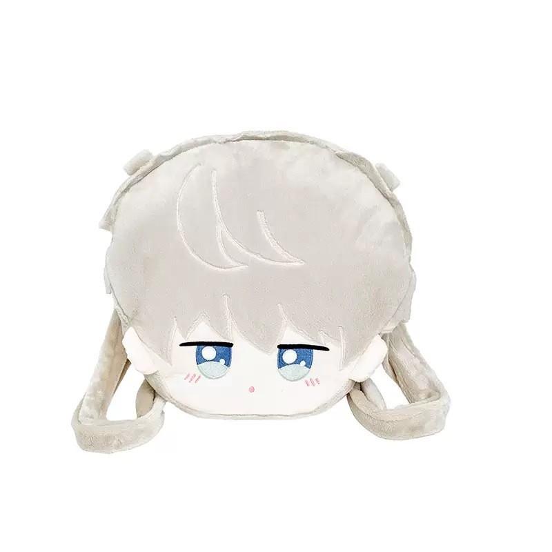 Love And Deepspace Xavier Rafayel Zayne Plush Backpack Cartoon Design Zipper