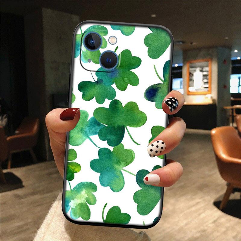 

Fresh Clover Full Print Phone Case for iPhone 17 16 15 14 13 12 11 Series Pro Max Plus Double Layer Protection iphone 11 Pro