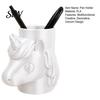 Student Desk Organizer for Girls 3D Printed Unicorn Pen Holder, Large Capacity Desktop Pencils Paintbrushes Fun Stationery Holder School and