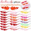 12-120 Pièces Lunettes de Soleil Flamme de Feu Lunettes de Soleil Flamme Sans Monture Couleur Bonbon Lunettes de Soleil de Fête Lunettes de Soleil Drôles de Mariage pour Invités