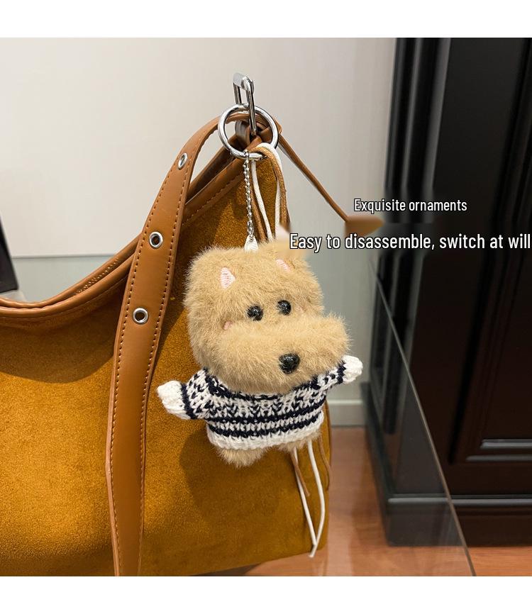 Women's Frosted Suede Retro Tote: Winter Underarm Shoulder Bag with New Textured, Simple Fashion Design