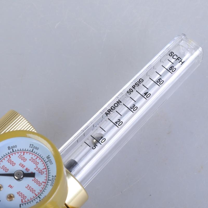 Professional Argon CO2 Brass Gas Regulator With Double Display Suitable for Precise Mig Tig Welding in Metal Fabrication
