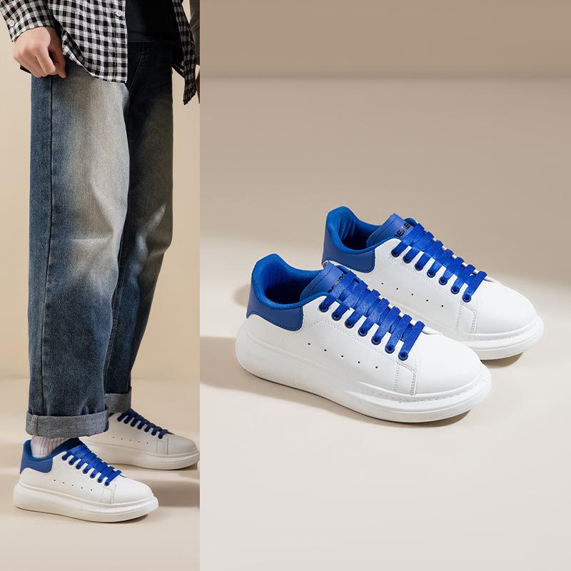 Fashion heightening little white shoes men's 2025 spring new versatile breathable casual shoes student platform non-slip sports shoes