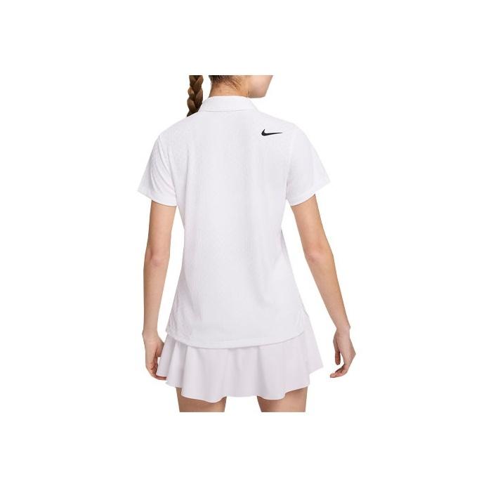 Nike Dri-FIT ADV Short-Sleeve Golf Polo Shirt Women Tops White FD5496-100
