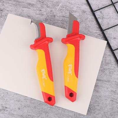 Elektriciensmes Geïsoleerd Kabelstripper Knijptang Vast Mes Draad Handgereedschap