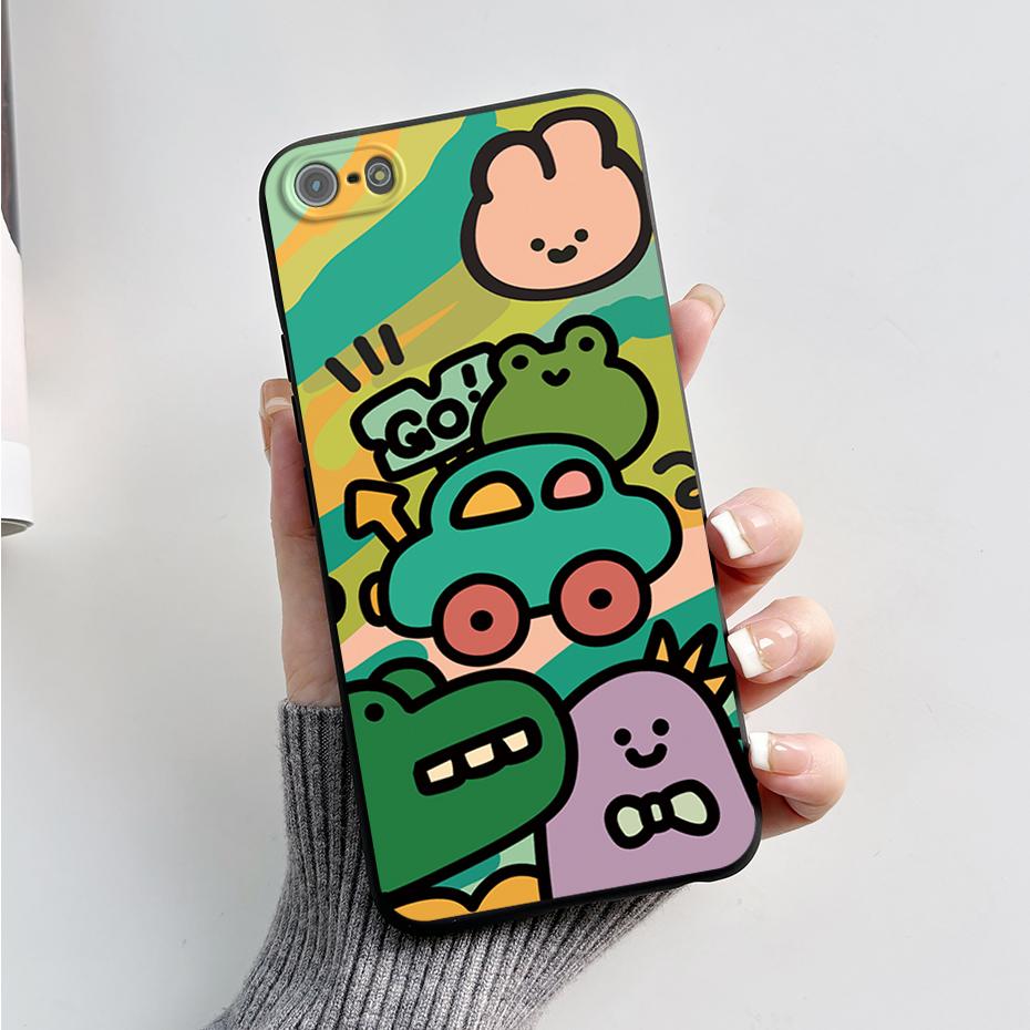 Für iPhone 5 5s SE Hülle Niedliche Kaninchen Panda Hülle Weiche Silikon Handyhülle Für iPhone SE 2020 2022 iPhone5 iPhoneSE Fundas Bumper