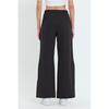 Women's Pocketed Slit Sweatpants Trousers