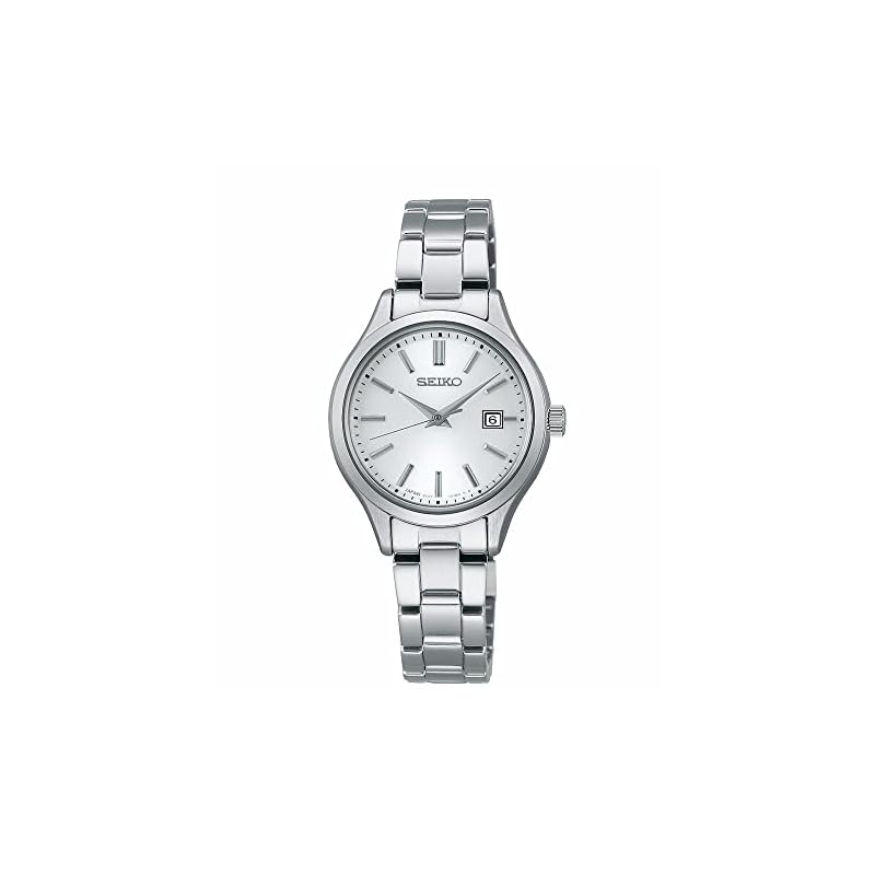 [Seiko Watch] SEIKO SELECTION STPX093 S Series Ladies' Watch, Solar Powered, Date Calendar, White Dial, Stainless Steel