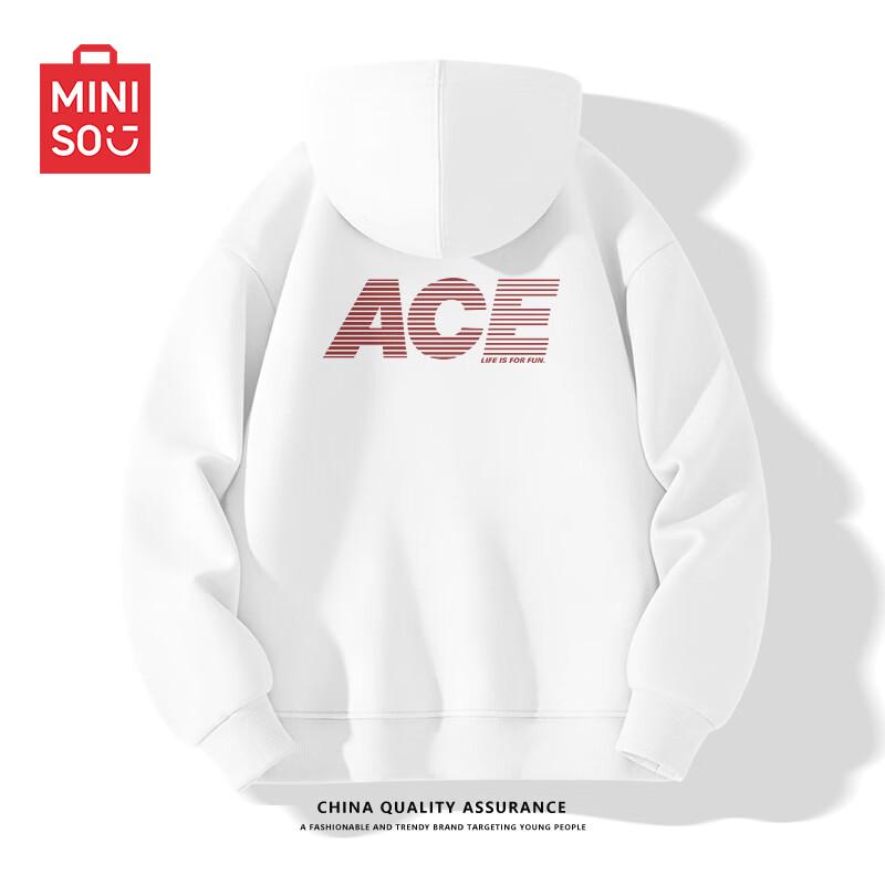 MINISO Men's Trendy Cityboy Hooded Sweatshirt