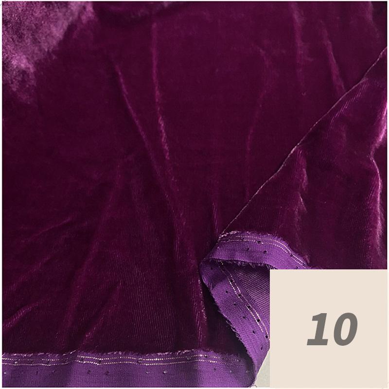 1,4 m breit Maulbeerseide Echt Samt Stoff Einfarbig Cheongsam Kleid Gold Samt Stoff Hochwertiger Hautfreundlicher Bekleidungsstoff