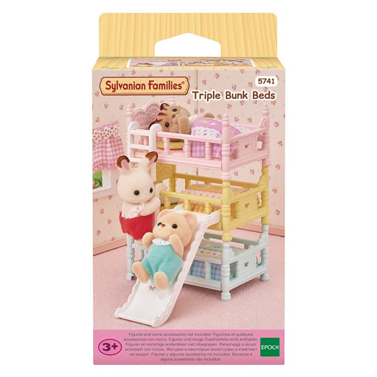 

Sylvanian Families Triple Bunk Bed with Slide - Model 5741