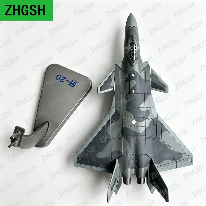 J-20 Stealth Fighter Alloy Model