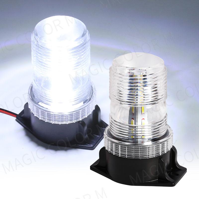 12-24V 48V 60V 80V 30 LED Vysoce výkonné výstražné zábleskové světlo maják pro vysokozdvižný vozík školní autobus jantarové modré červené