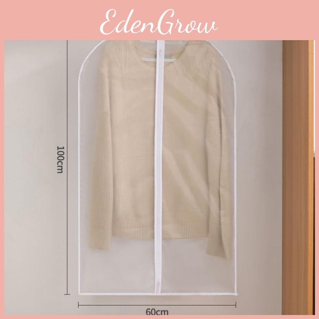 Clear Dress Garment Suit Clothes Coat Cover Protector Waterproof Travel Zip Bag