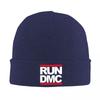 Run DMC Logo Warm Knitted Cap Winter Knit Bonnet Hat Skullies Beanies Hip Hop Caps for Unisex