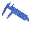 1Pc Mini Sliding Vernier Caliper Plastic Measure Ruler Gauge Double Scale 80Mm