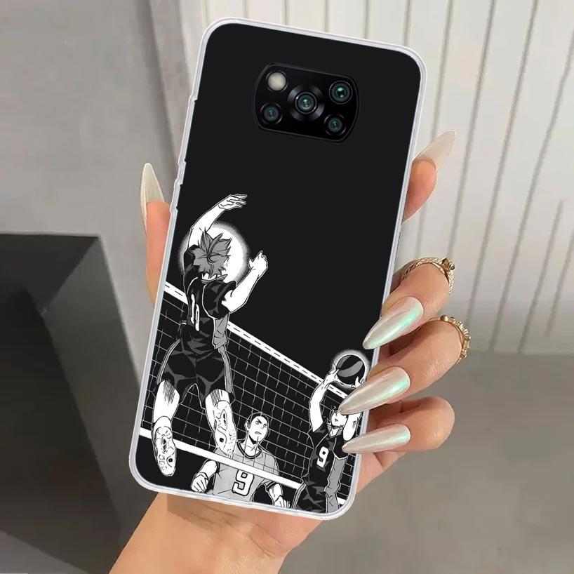 

Чехол для телефона Haikyuu Oya Volleyball Anime для Xiaomi Poco X7 X6 X5 X4 X3 Nfc F7 Ultra F6 F5 Pro F4 GT F3 M6 M5S M4 M3 Мягкая печать S Xiaomi Poco M6 Pro