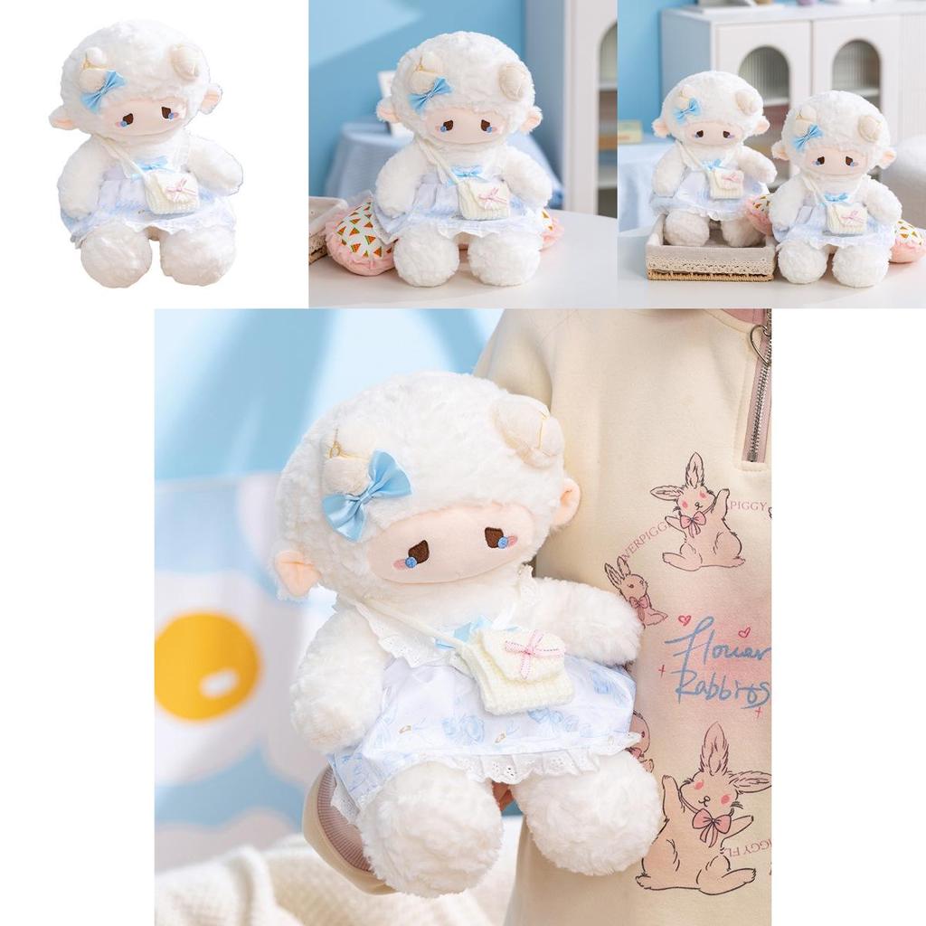 Puff Pao Sheep Plush Backpack Soft Toy For Kids And Teens