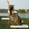 ZISIZ Portable Folding Moon Camping Chair