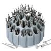 Honeycomb Drill Bit Organizer Plastic Milling Cutter Container  Drill And Parts Organization