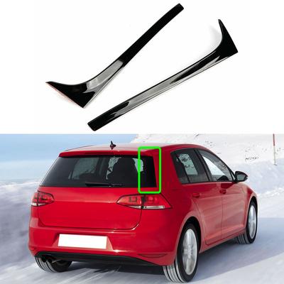 Par Bakvänster/Höger Fönsterspoiler Sidovingespoilrar Dekor Utvändiga Delar för VW Golf 7 7.5 MK7 MK7.5 2014 2015 2016 2017 2018