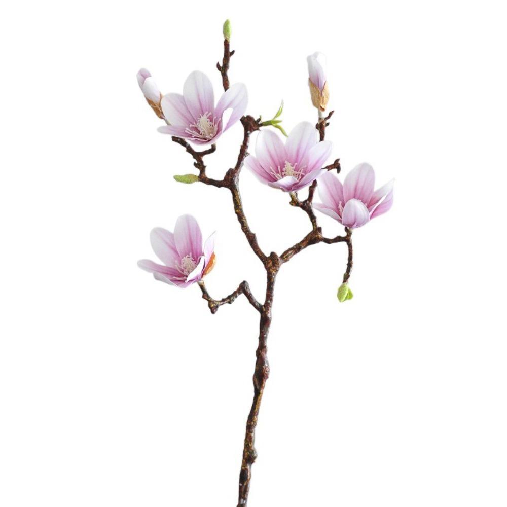 Seidenmaterial Künstliche Magnolienblüte Farbverlauf Künstlicher Blumenstiel Partydekoration