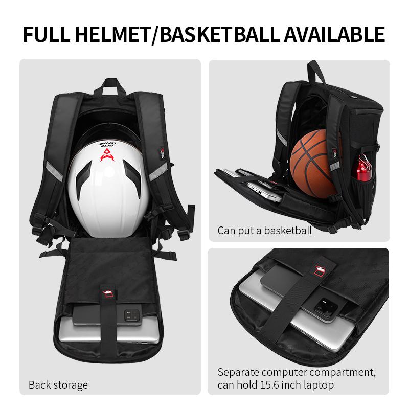 MOTOCENTRIC New Motorcycle Backpack Waterproof Outdoor Sports Riding Helmet Locomotive Backpack Business Travel Laptop Bag