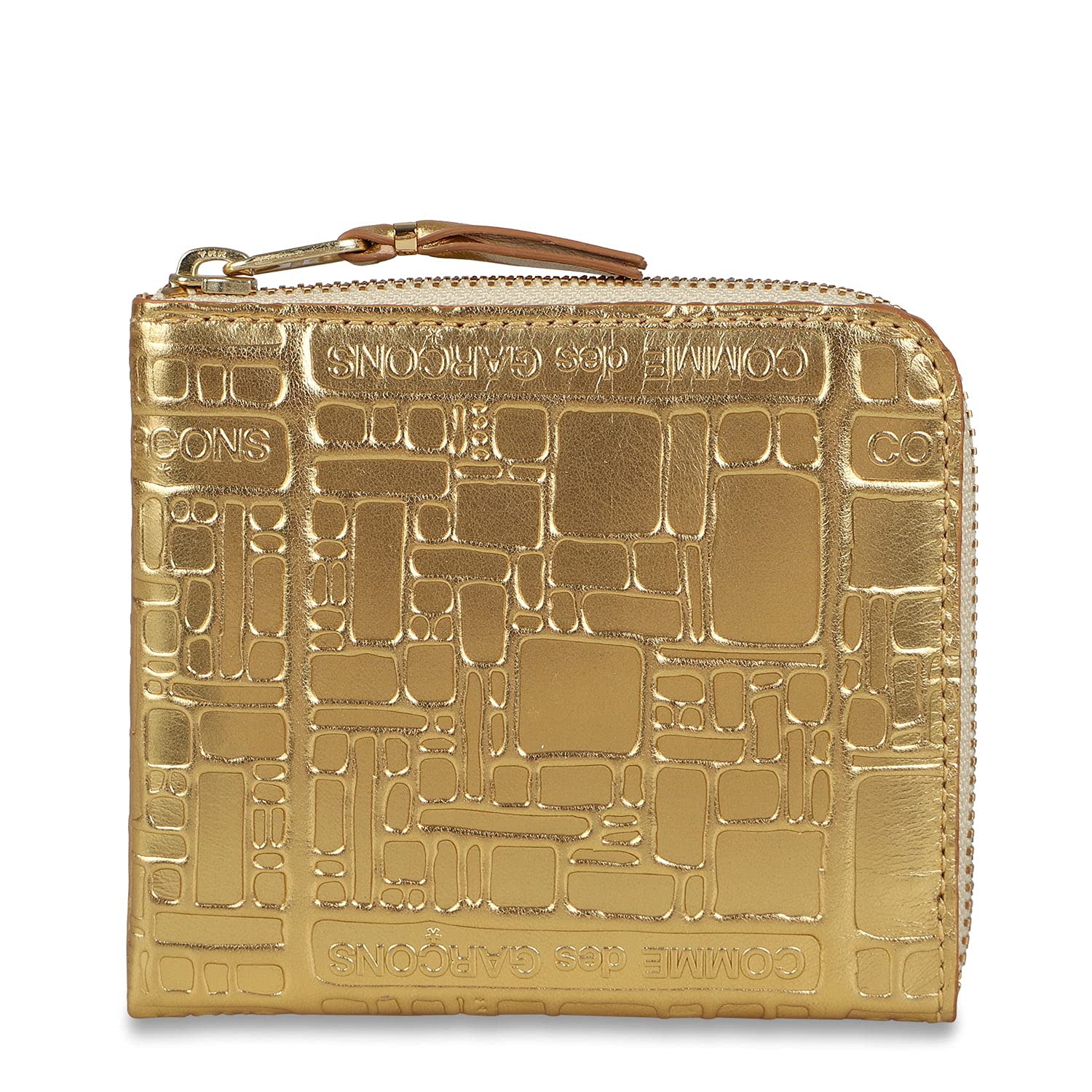 

COMME des GARCONS EMBOSSED LOGOTYPE COMME des GARCONS Wallet Coin Purse Coin Case Zipper Gold SA3100EG L-shaped Men s Women s [Item]