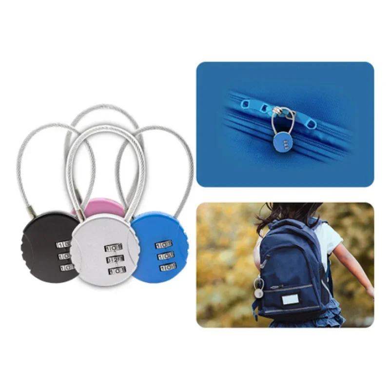 Digit Combination Lock Luggage Locks Suitcase Locks Featuring Code Child-Safe Cipher Lock Ideal For Gym Locker Travel Size Backpacks Drawer