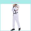 Astronaut Costume For Adults With Zipper Halloween Role Play Dressup
