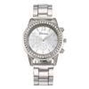 5Pcs/Set Steel Belt Women'S Watch, Fake Three-Eye Women'S Casual Quartz Watch Set (Orange Box)