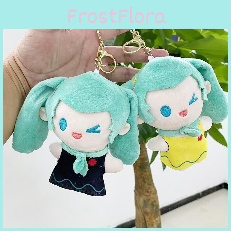 Adorable Creative Plush Toy Hatsune Miku Doll Cute Student Keychain 12cm Soft Gift