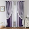 Gradual Change Printed Blackout Curtains Plus Lace Yarn Double Layer Temu