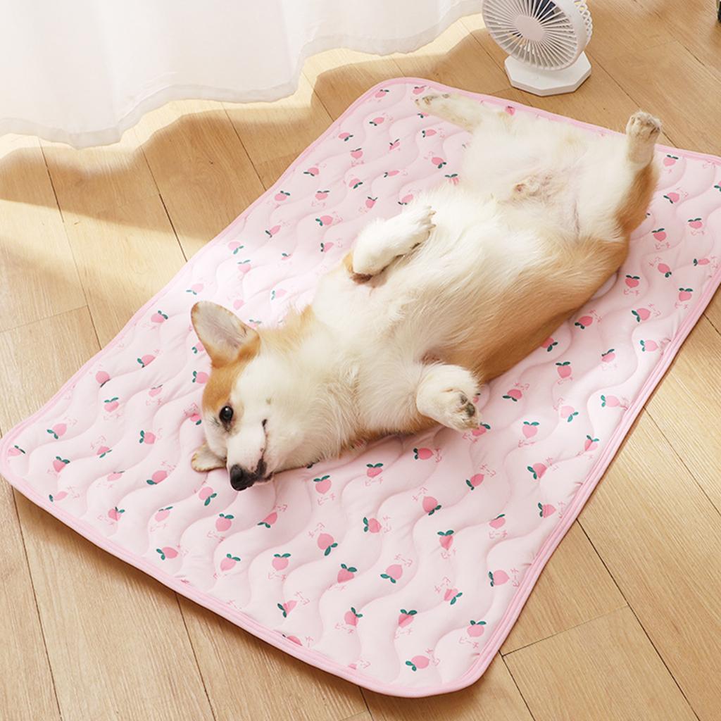 Pet Bed Ice Silk for Dogs Cats Small Medium Breeds Summer Comfort Pad