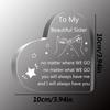 Sister Acrylic Gift - Heartfelt Present for Christmas, Birthday & Mother's Day