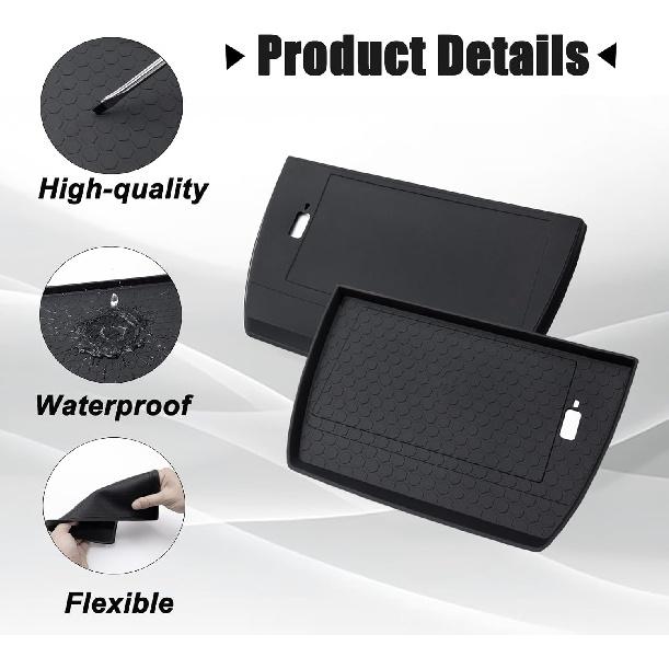 JKCOVER Center Console Wireless Charging Protective Non-Slip Mat Compatible With 2025 Subaru Forester Interior Accessories Waterproof Silicone