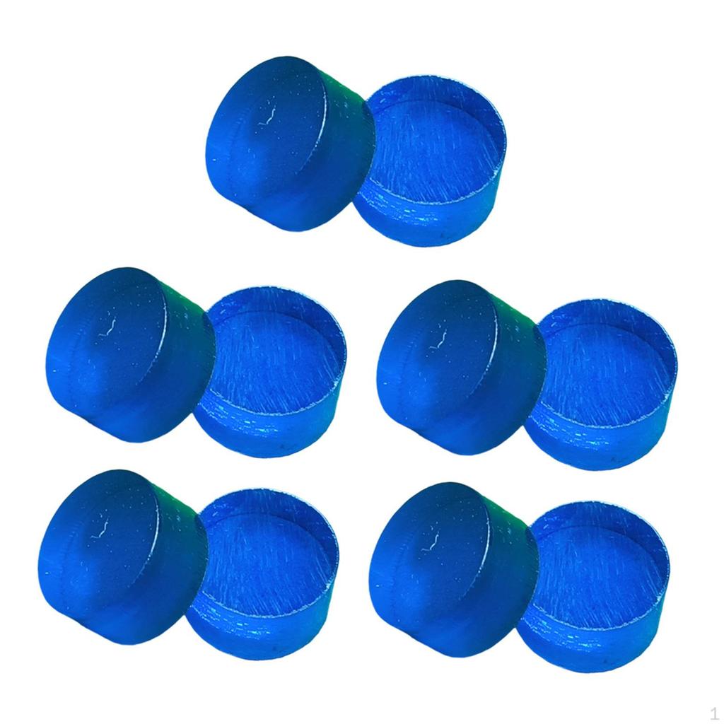 10 Pcs Clear Pool Cue Tips for Billiard