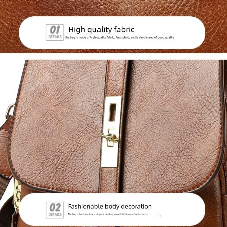 Stylish and Simple Women's Large-capacity Backpack