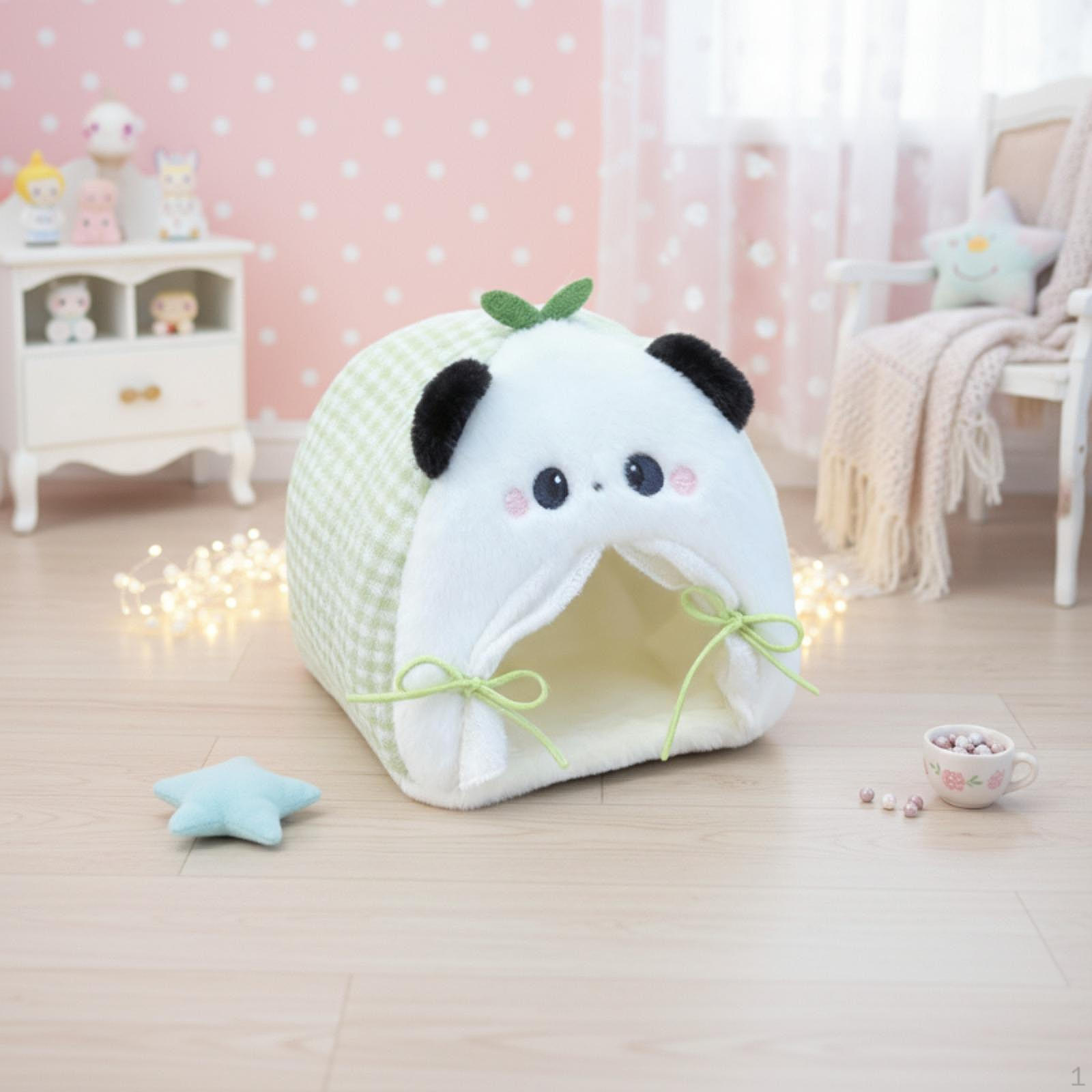 

Doll Bed Tent Figure Sleeping decorative Mini Dollhouse Furniture Accessories for kids зелёный