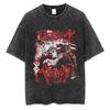 Berserk Anime Clothing Guts Graphic Print Tee Men Women Short Sleeve Tshirts Harajuku Male Washed Cotton Vintage Manga Tshirt
